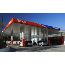 Space Frame Steel Structure Gas Station Canopy Design